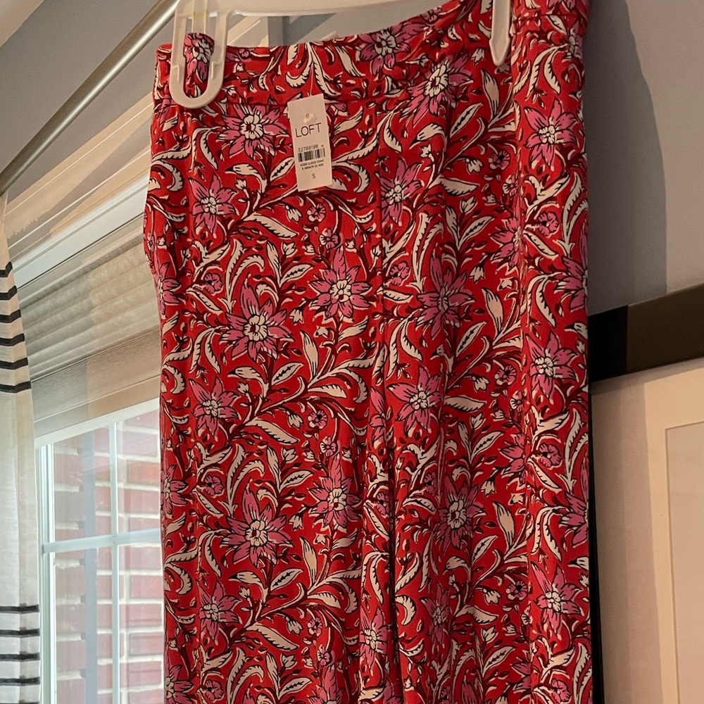 NWT LOFT print pants